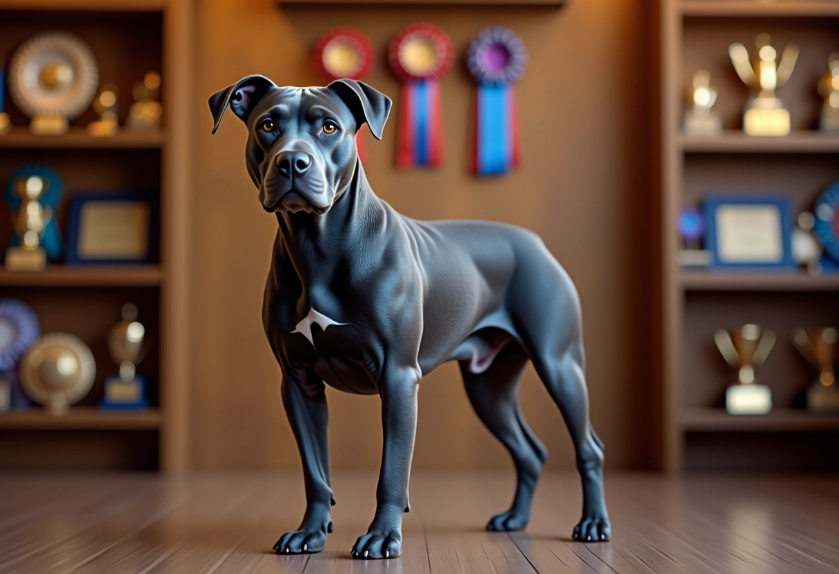 staffy bleu