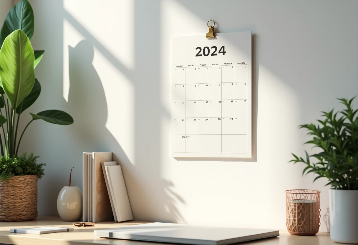 calendrier janvier 2024